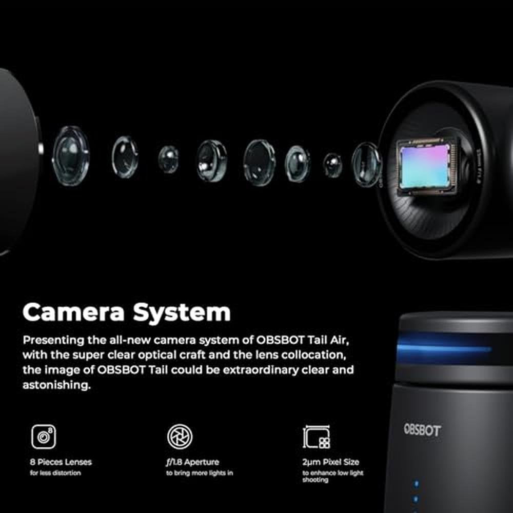 OBSBOT Tail AIR: 4K AI-Powered PTZ Camera – Packaging