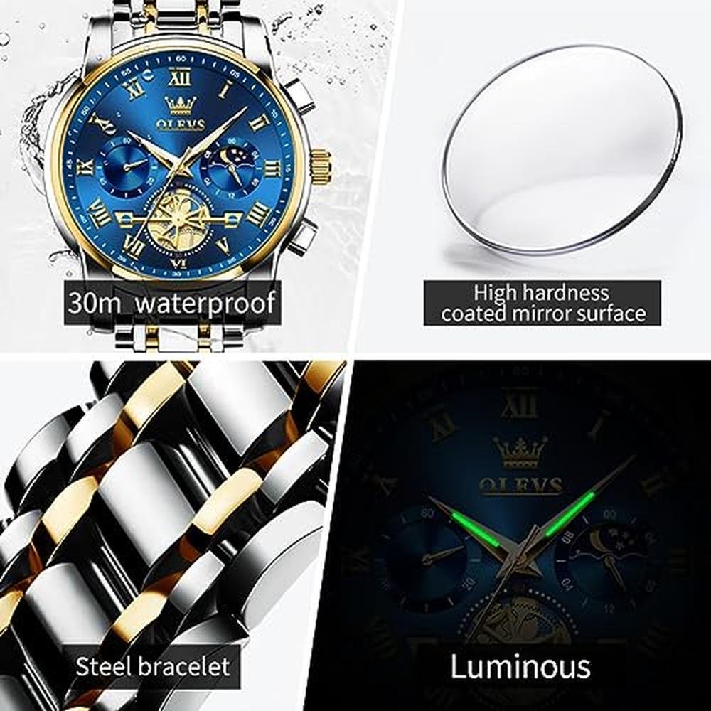 Watch Watches for Men: OLEVS Luxury Dress Business Fashion – Packaging