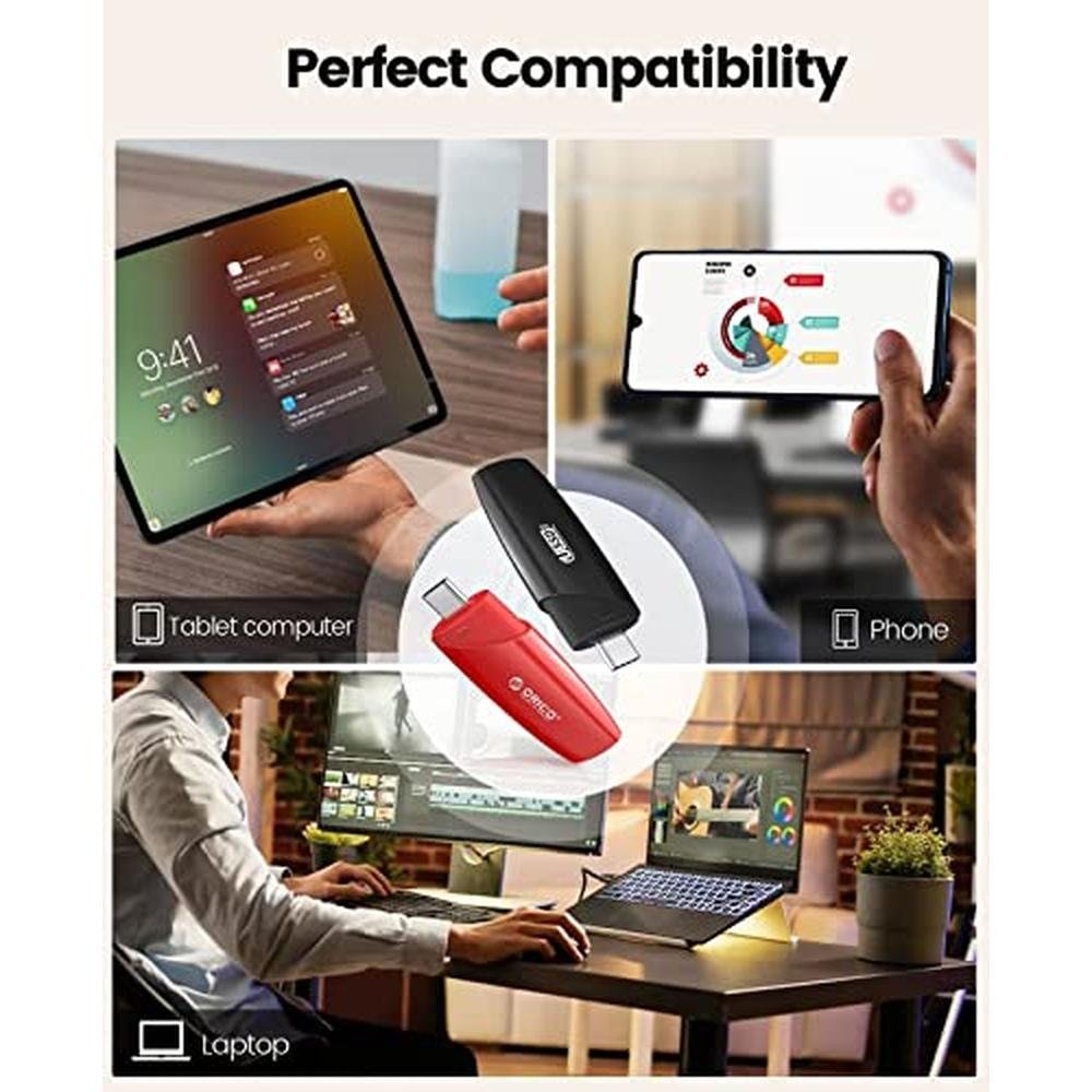 Drive Flash: ORICO 405 MB/s Flash Drive 512GB – Packaging