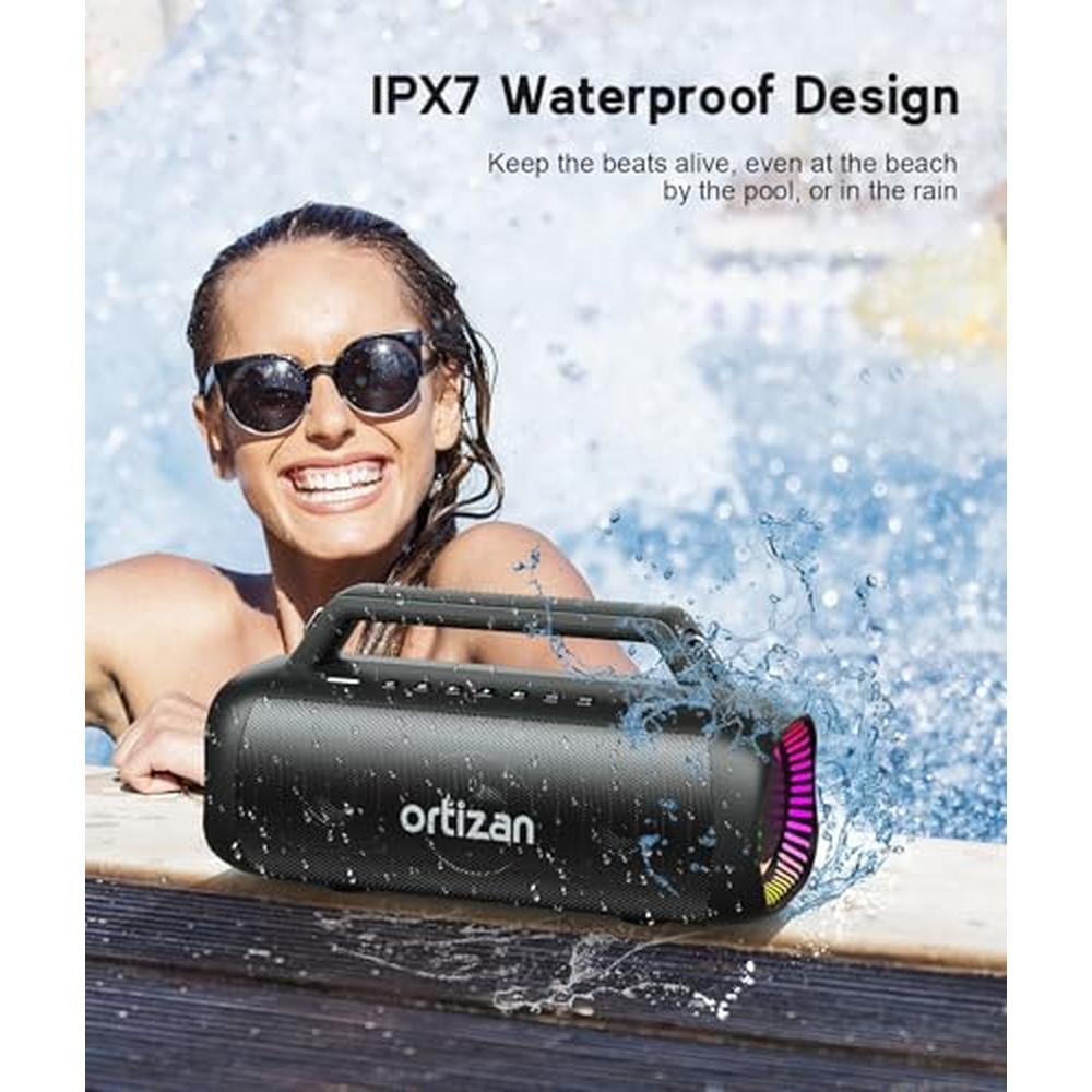 Bluetooth Ortizan Speaker: Ortizan 80W Wireless Loud – Packaging