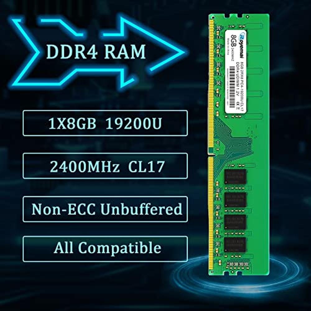 PC4 19200: DDR4 2400 8GB RAM – Packaging