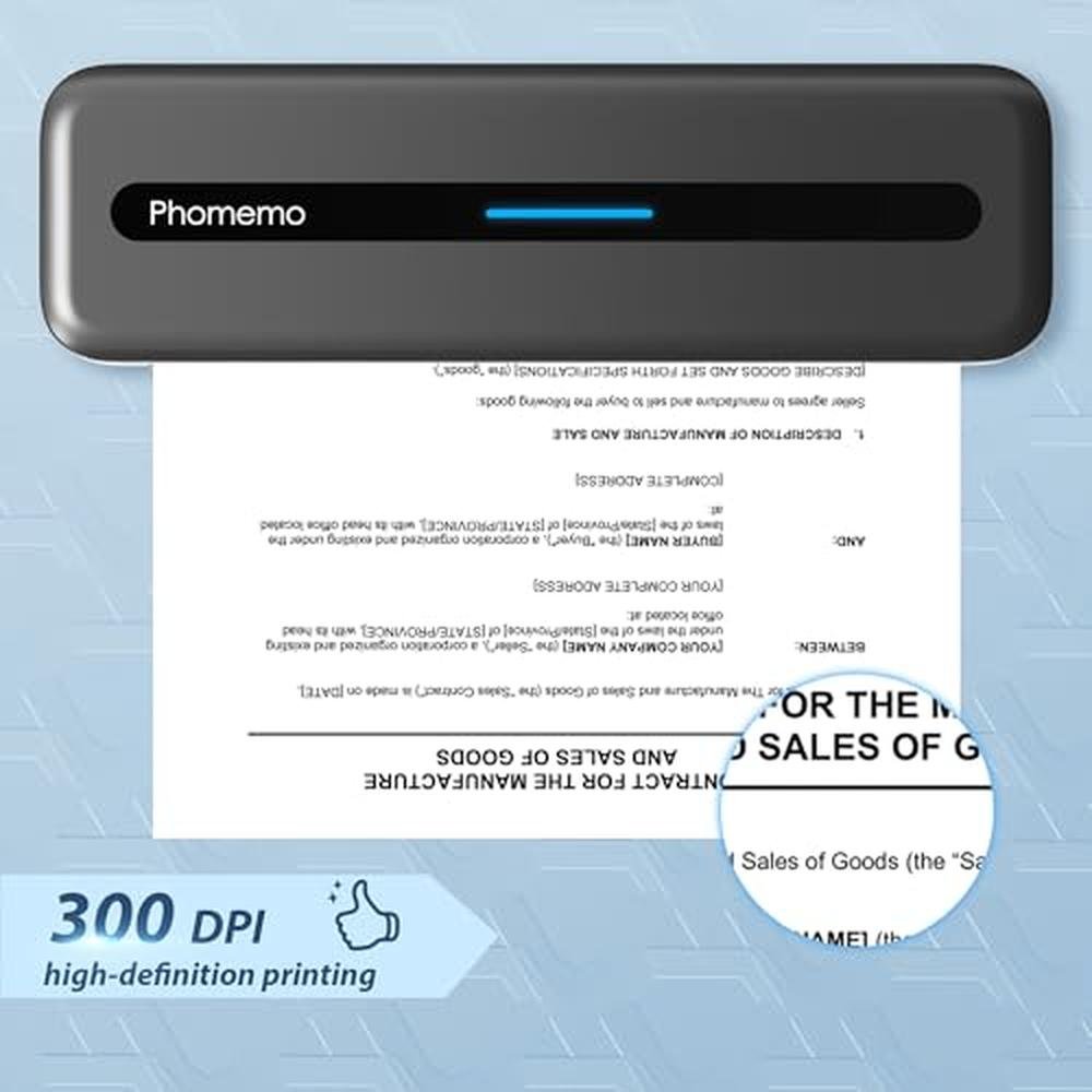 Portable Thermal Printer: Phomemo M832 Inkless Wireless – Packaging