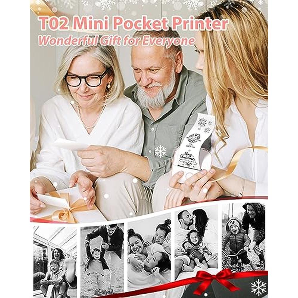 Sticker Printer: Phomemo T02 Mini Sticker Printer Maker – Packaging