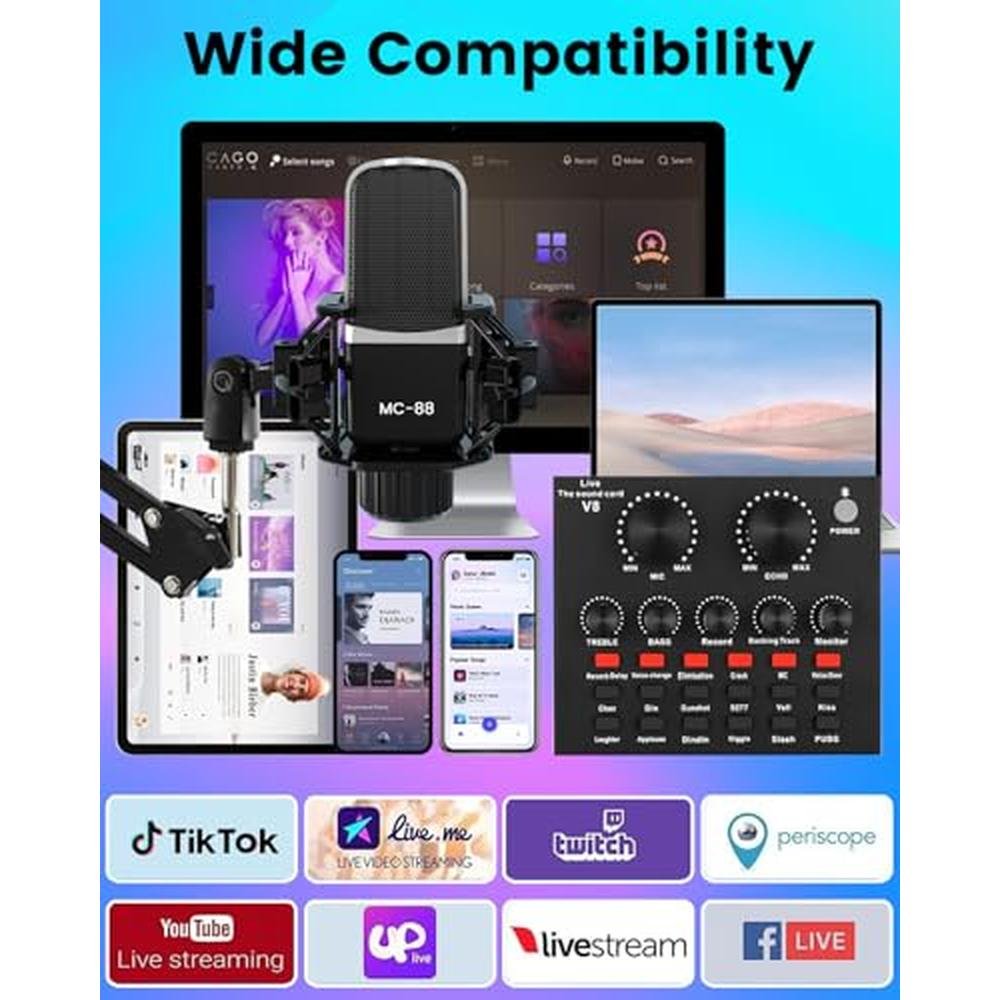Podcast Equipment: Premium Bundle All-in-One Audio – Packaging