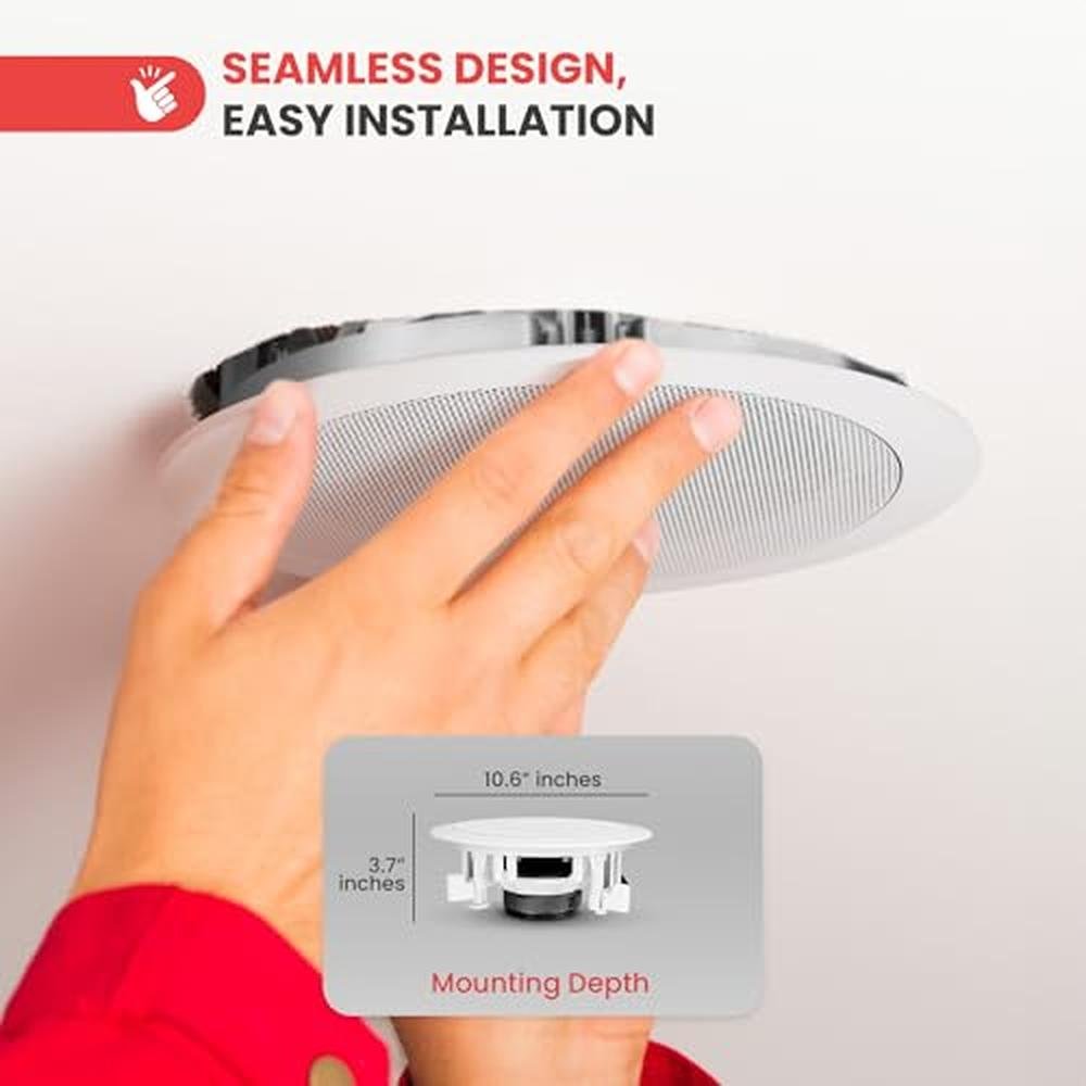 Pyle 8 In-Wall / In-Ceiling Speakers – Packaging