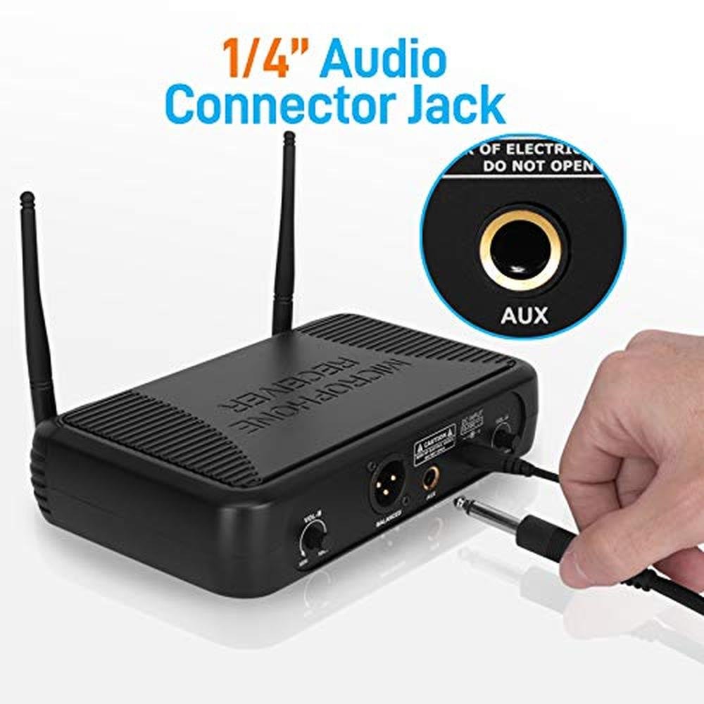 Pyle Professional Wireless Microphone System – Packaging