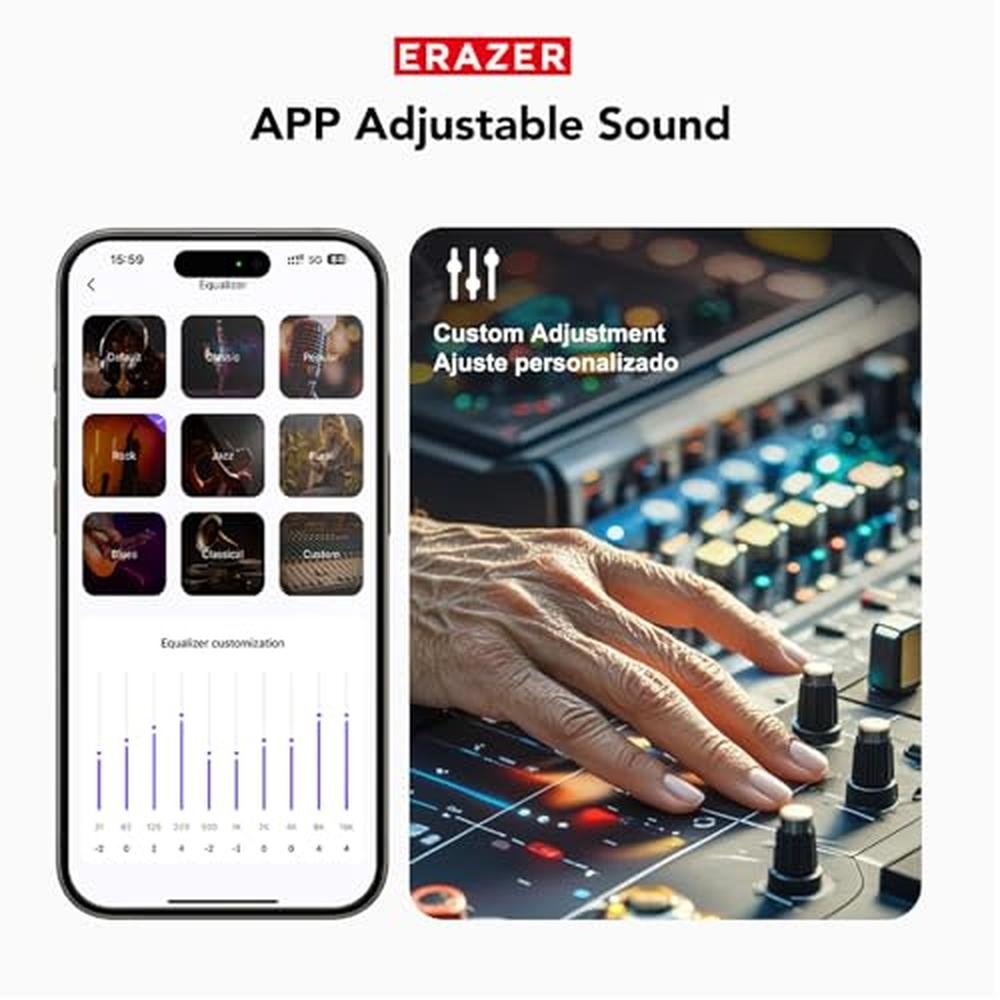 ERAZER XF33 AI Translation Earbuds – Packaging
