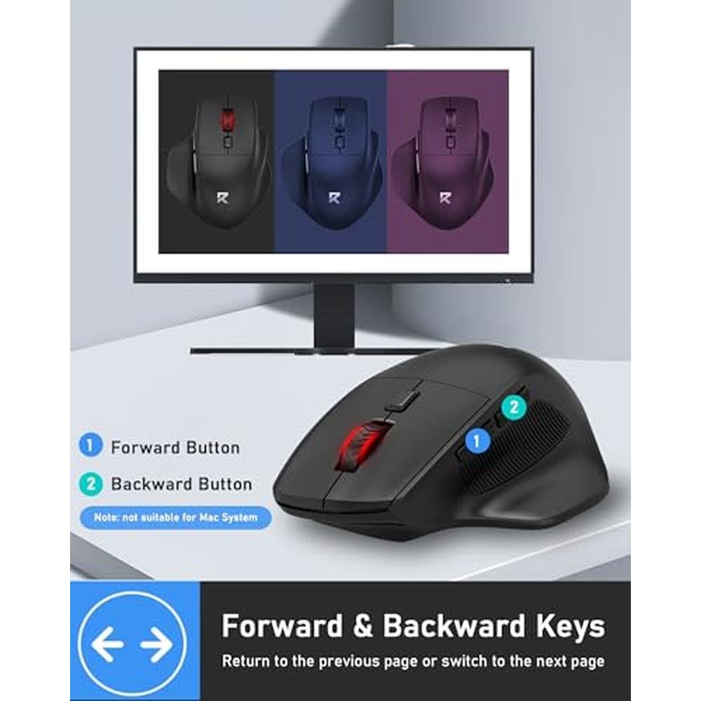 Redragon Big Wireless Mouse for Medium to Large Hands – Packaging