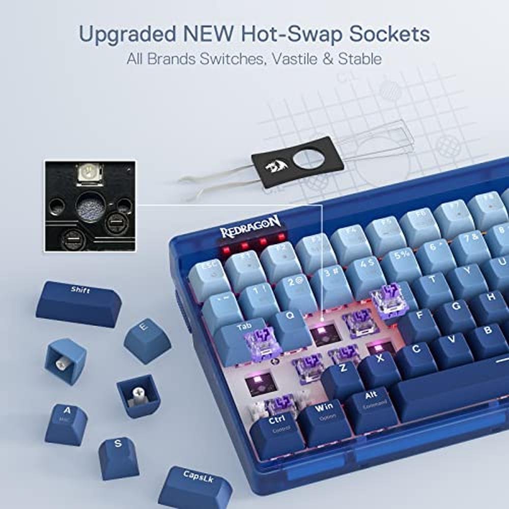 Keyboard Redragon K656 PRO: 3-Mode Wireless RGB Gaming – Packaging