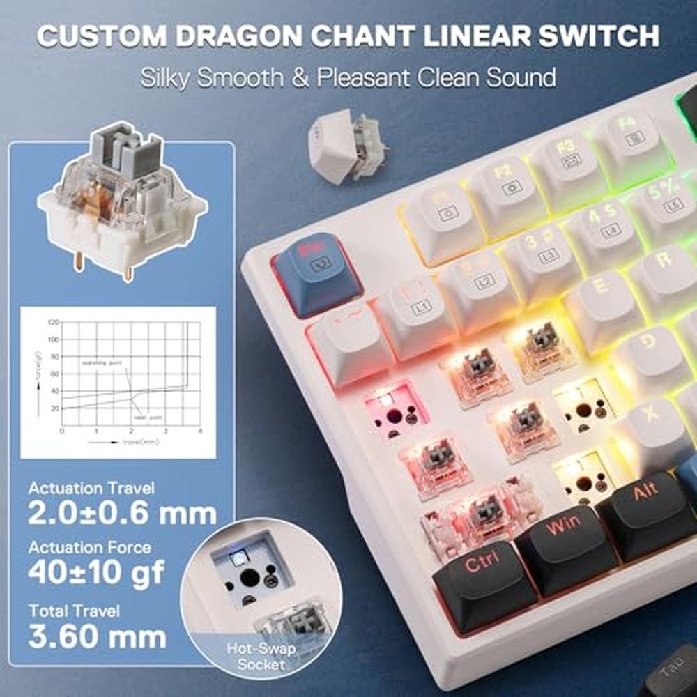 Keyboard Redragon: Redragon K668 Wired Gasket RGB Gaming – Packaging