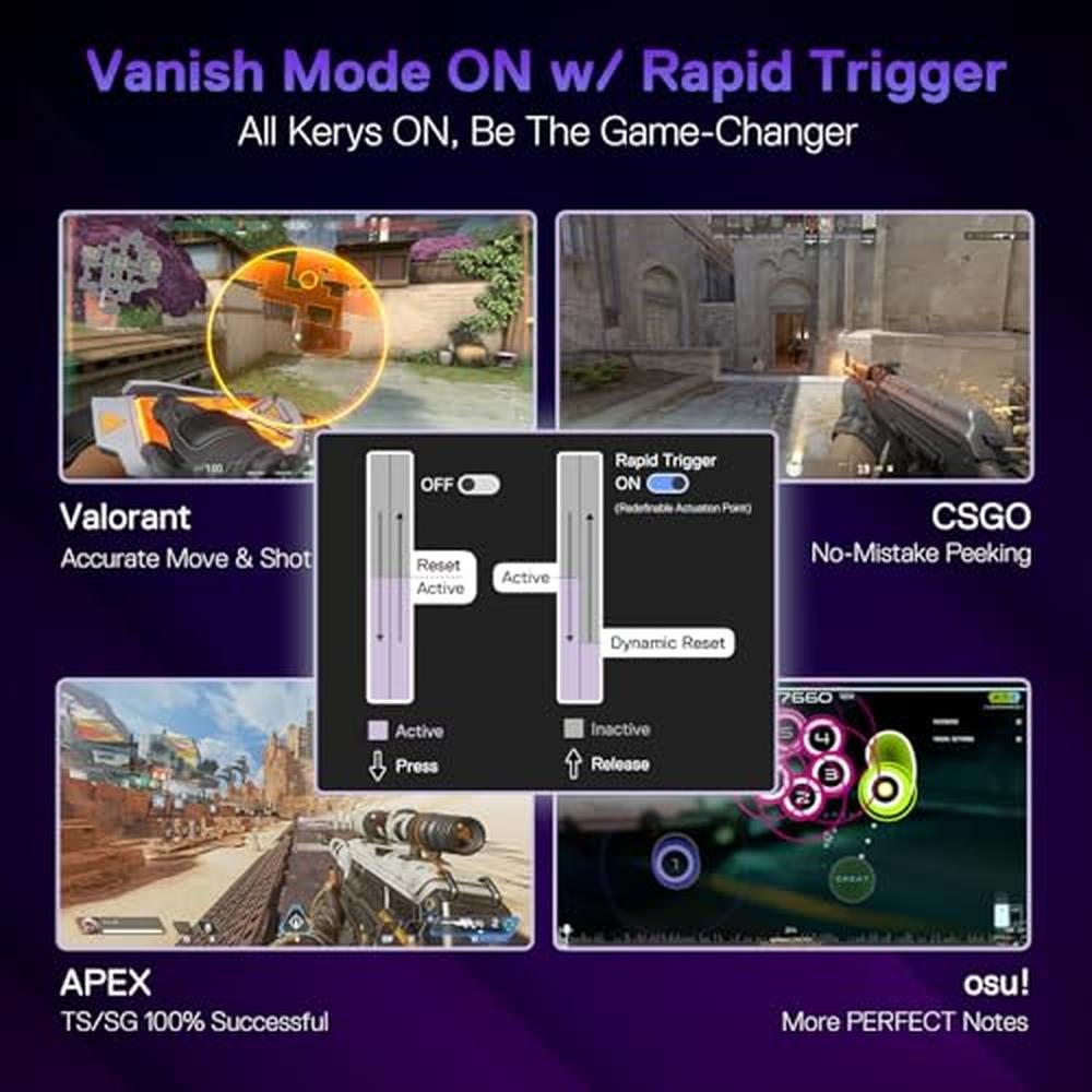 Gaming Keyboard Redragon K673 HE Rapid Trigger – Packaging