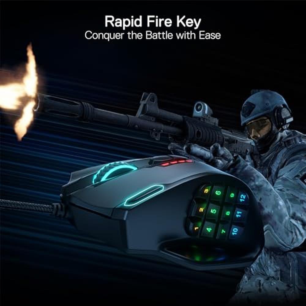Mouse Redragon: Redragon M908 Impact RGB LED MMO Gaming – Packaging