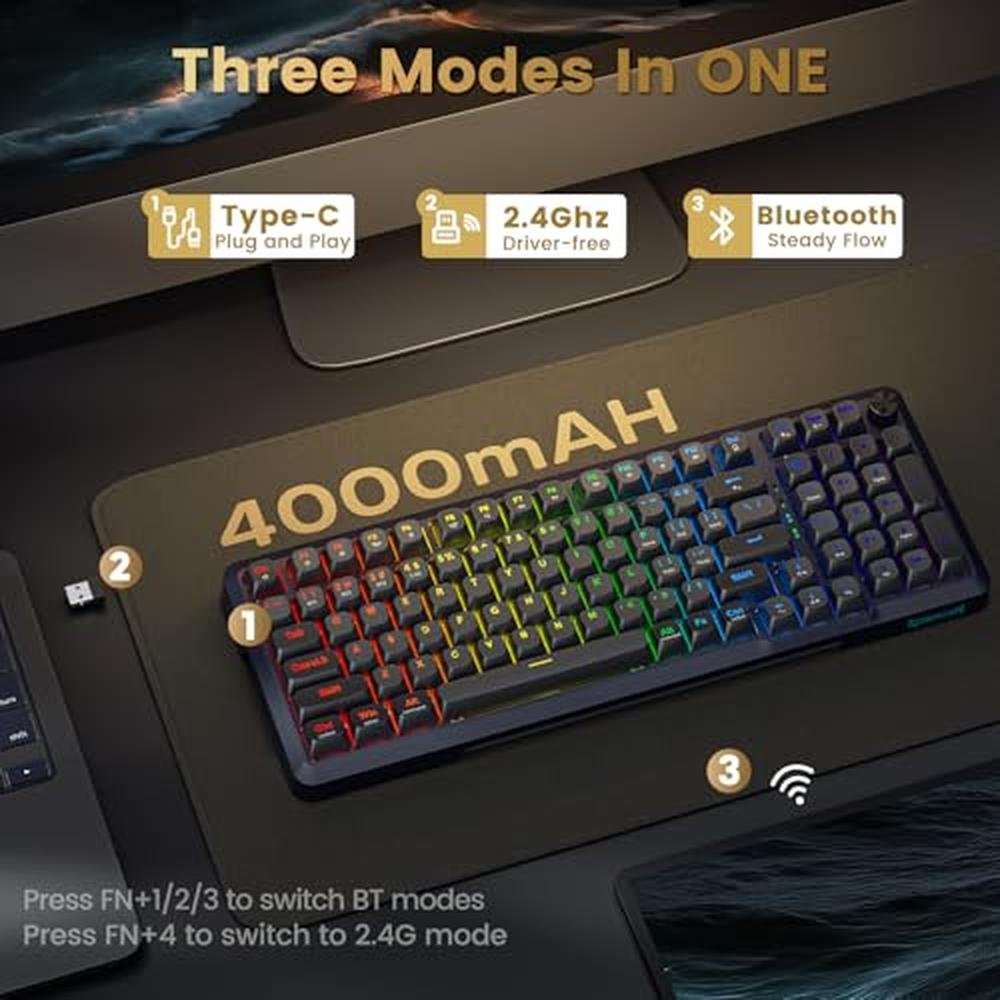 Redragon Wireless Mechanical Keyboard – Packaging