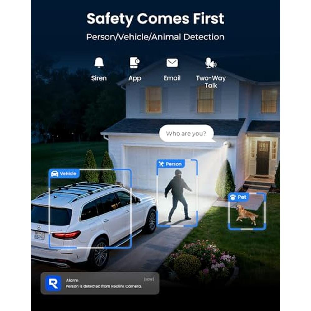 REOLINK CX820: 4K UHD ColorX PoE Security Camera – Packaging