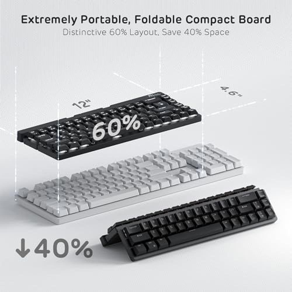 Mechanical Keyboard: RK ROYAL KLUDGE F68 60% Foldable – Packaging