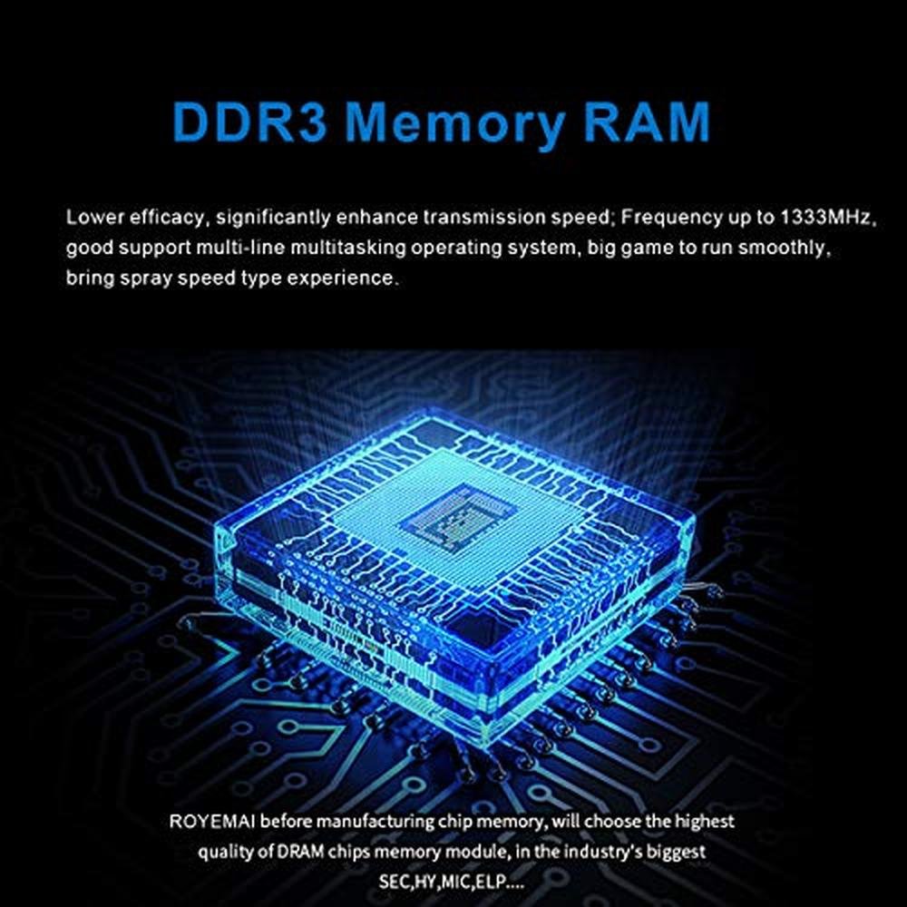 8GB DDR3L RAM: Royemai 10600U 1333MHz – Packaging