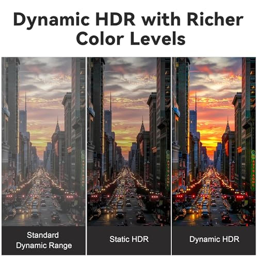 Cable Rubmud: RUBMUD 8K HDMI 2.1 Cable 3.3ft Fiber Optic – Packaging