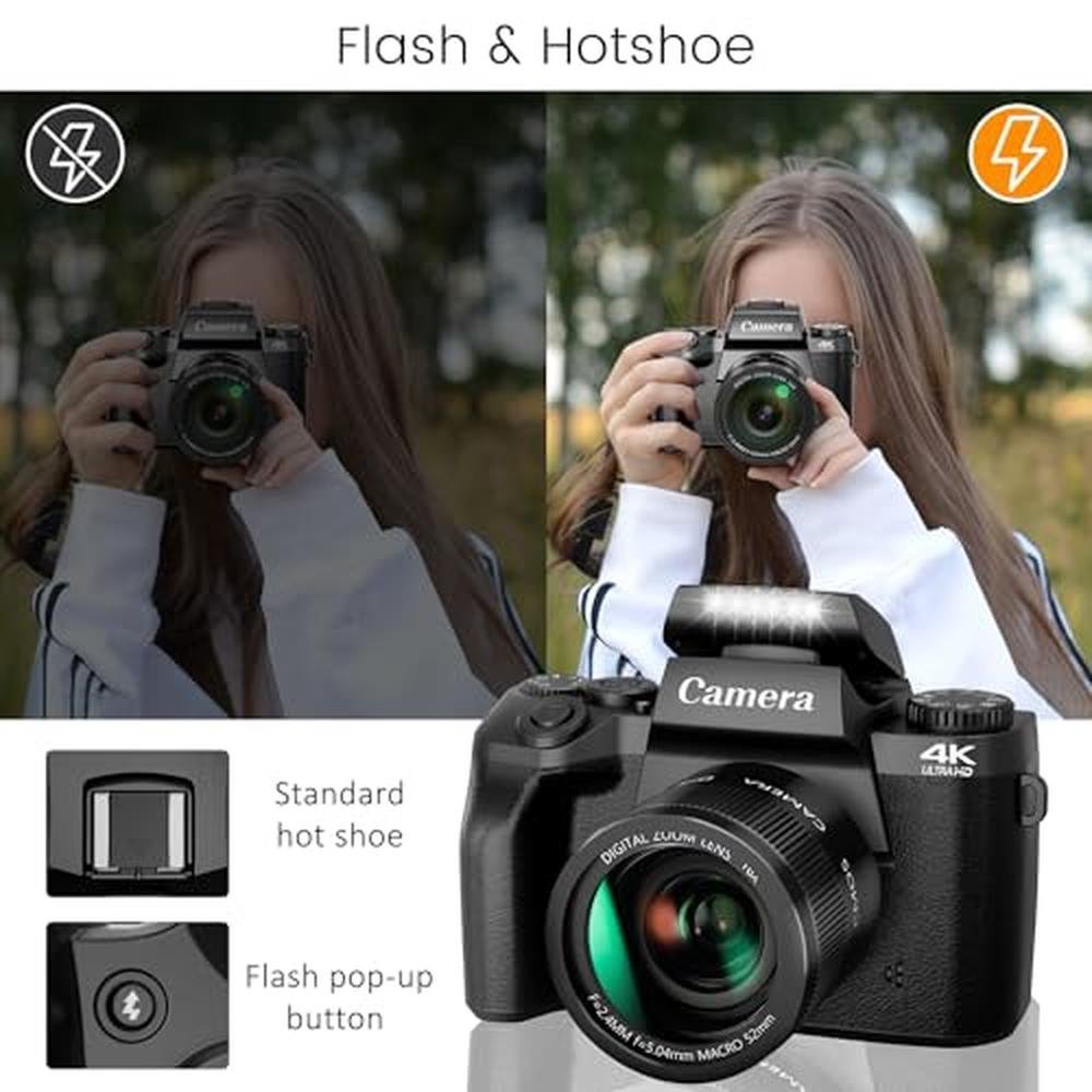 Camera: Saneen Digital Camera 4K Cameras for Photography – Packaging