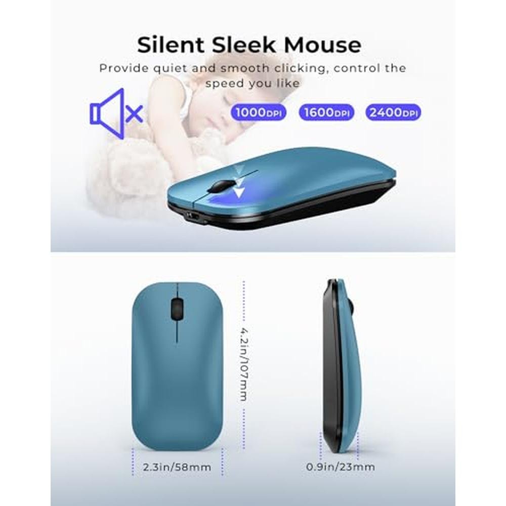 Wireless Keyboard Mouse: Seenda SKM64-3 Rechargeable Slim – Packaging