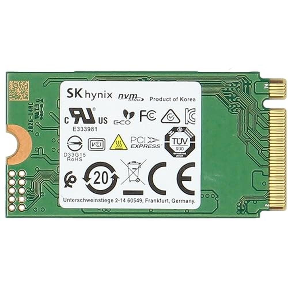 Hynix BC511: SK Hynix BC511 512GB M.2 2242 42mm NVMe PCIe – Side View
