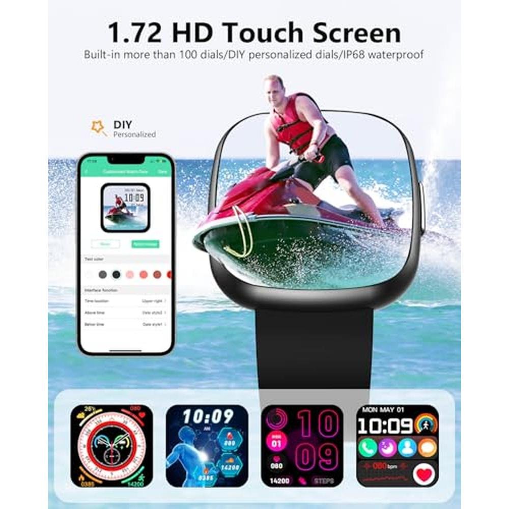Watch Men: Smart Watch for Men and Women 1.72 Super Retina – Packaging
