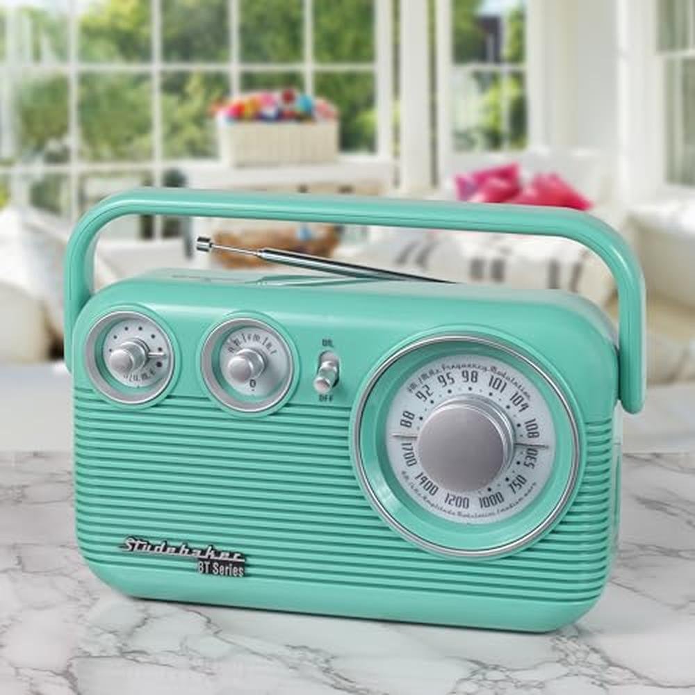 Studebaker SB2003BT: Bluetooth Retro Portable AM/FM Radio – Packaging