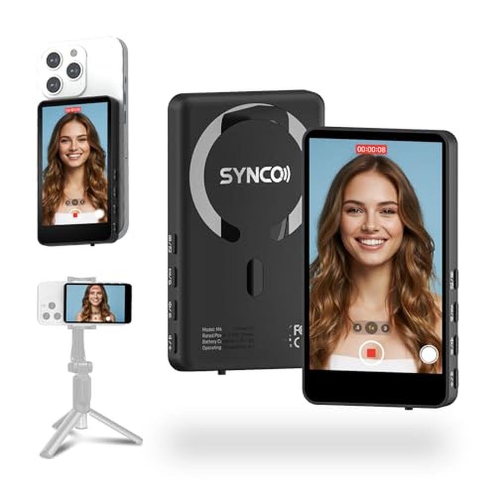 Synco XView: Synco M4 Selfie Monitor Screen – Front View