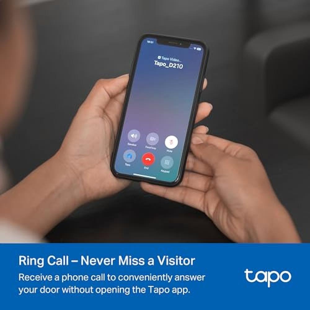 Tapo Video Doorbell: Tapo D210 2K Wireless Smart Video – Packaging