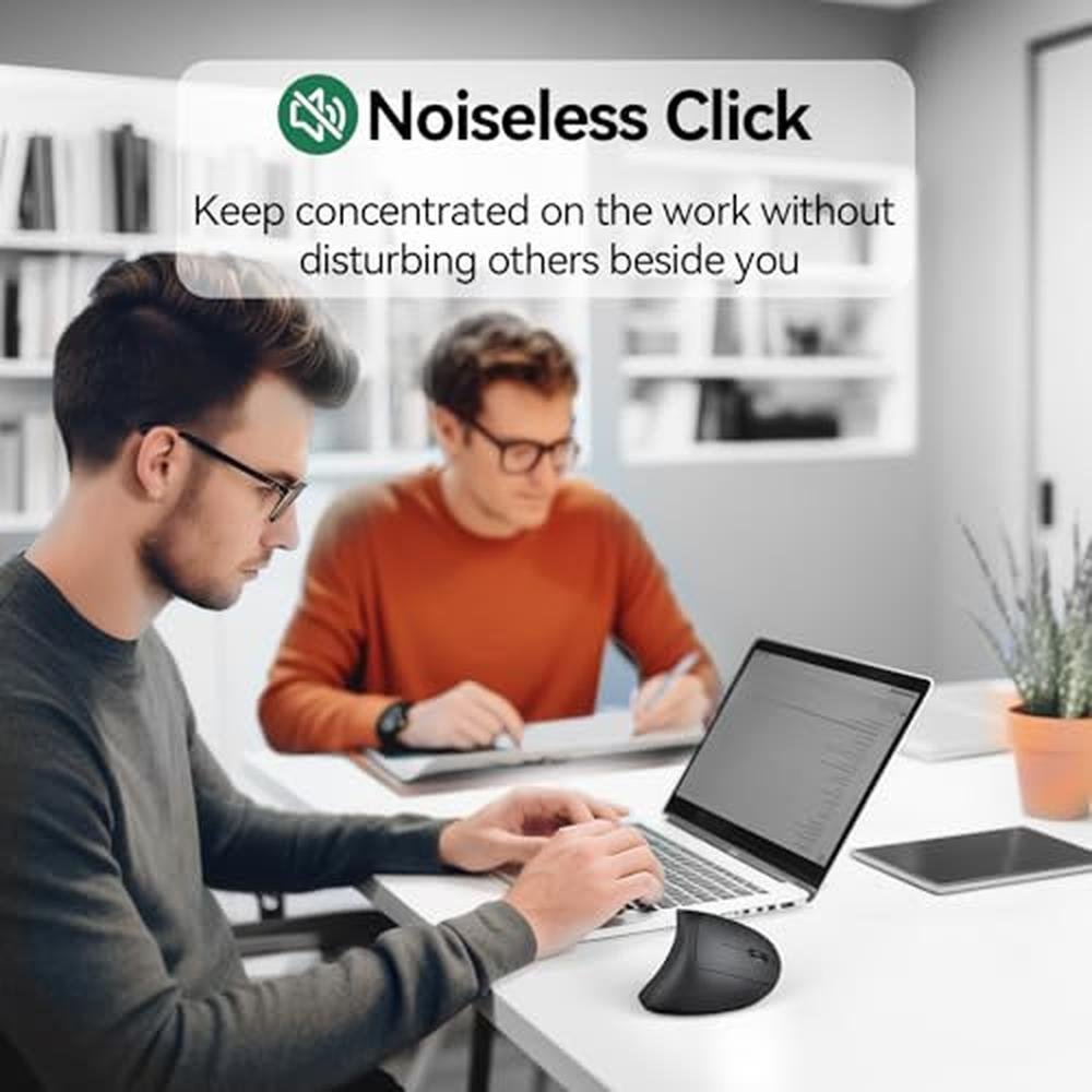 Ergonomic Mouse: TECKNET Rechargeable Vertical Ergo Mouse – Packaging