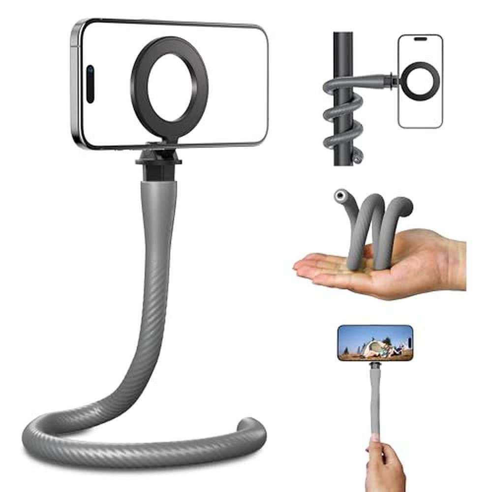 Phone Mount: TELESIN Magnetic Flexible Clamp Tripod Stand – Close-up Detail
