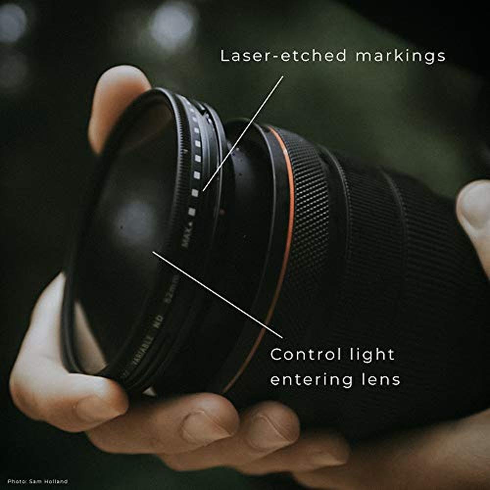 Tide Optics 62mm Variable ND Filter (ND2 – Packaging