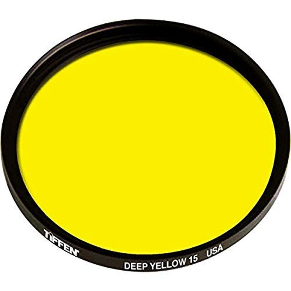 Tiffen 77mm 15 Filter (Yellow)_Yellow – Front View