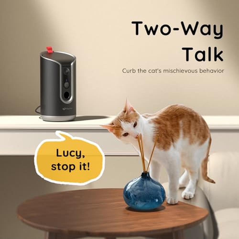 Camera Treat Dispenser: TKENPRO 2K Pet Camera with 360 – Packaging