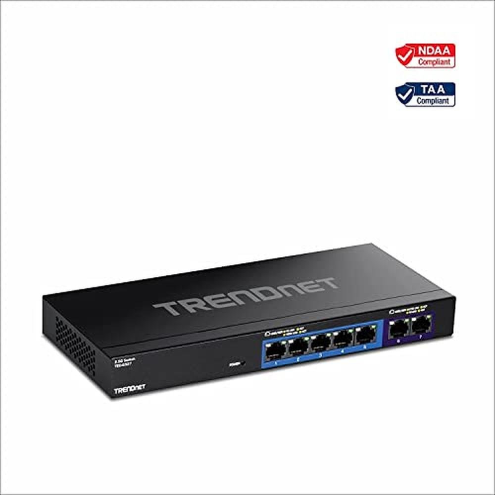 Trendnet 7-Port Multi-Gig Gaming Switch – Packaging