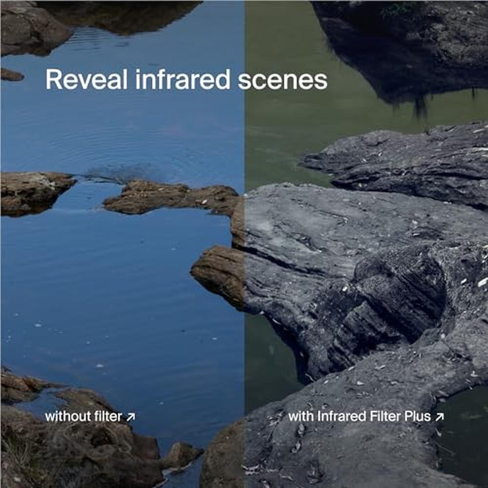 Urth 49mm Infrared (R72) Lens Filter (Plus) 720nm Spectrum – Packaging