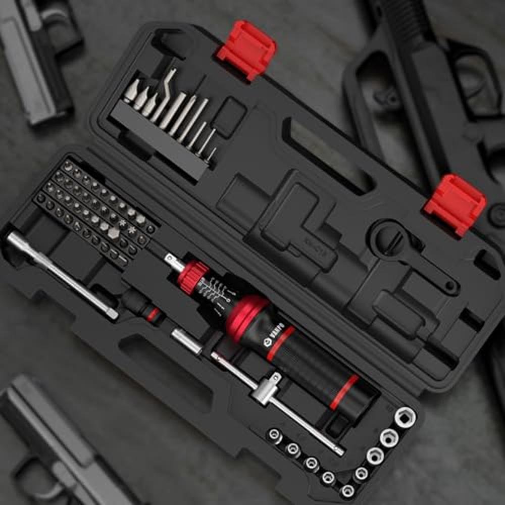 VANPO Torque Screwdriver Set: 64 Pieces 1080 in-lb 1/4" – Packaging