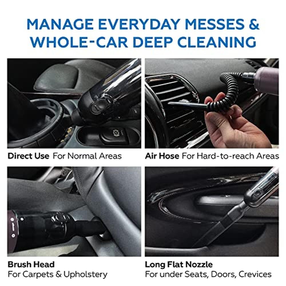 Cordless Handheld Vacuum: Voltorb 15000PA High Power Mini – Packaging