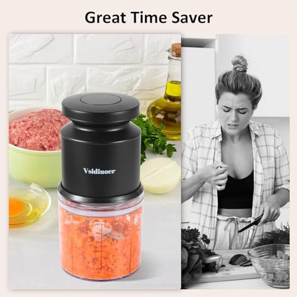 Food Processor: Vsidiuoer Mini 2.5 Cup Meat Grinder 400W – Packaging