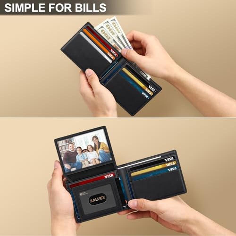 Wallet for Men Slim RFID Blocking Leather Credit Card – Packaging