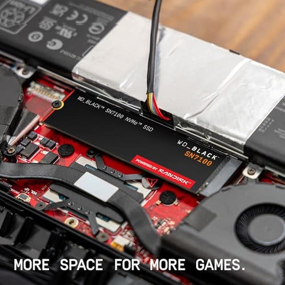 Speed Black: WD Black SN7100 4TB NVMe SSD Gen4 PCIe M.2 2280 – Packaging