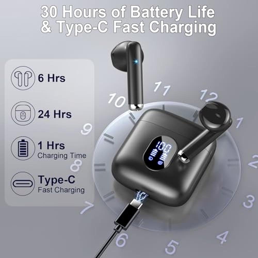 Earbuds Bluetooth: Rinsmola MD053 Hi-Fi Stereo Wireless – Packaging