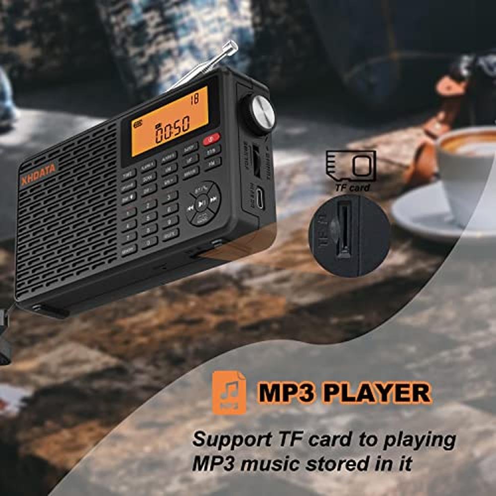 XHDATA D109 Portable Shortwave Radio – Packaging