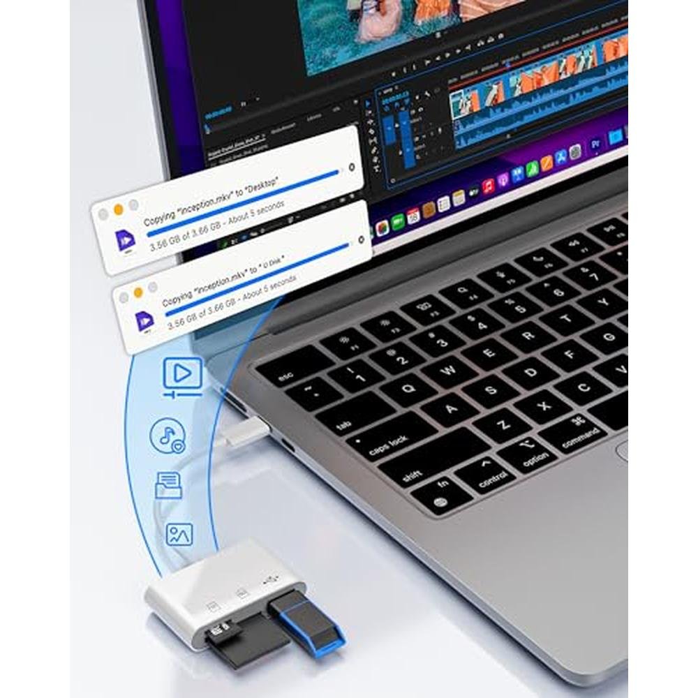 SD Card Reader: YOFEEPOP USB 3.0 Type C Memory Card Adapter – Packaging
