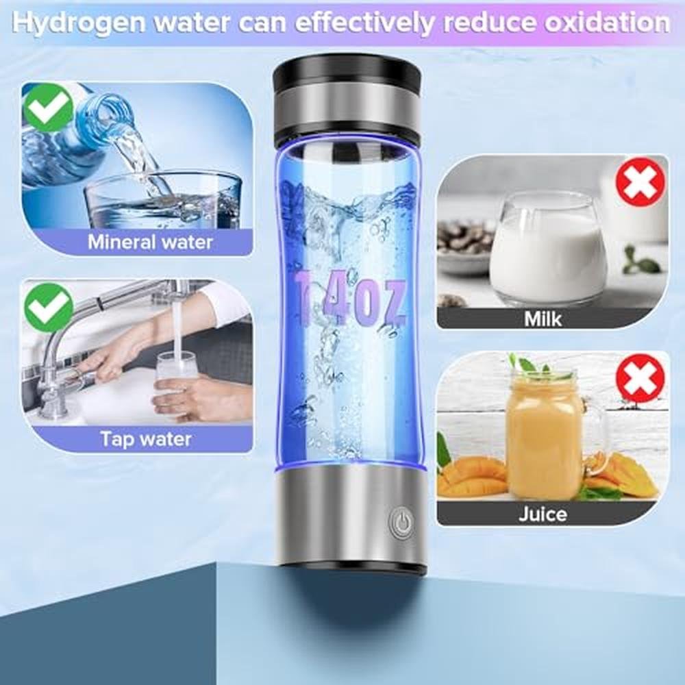 Hydrogen Water Bottle: ZIHUOFAN 1600PPB Portable Hydrogen – Packaging