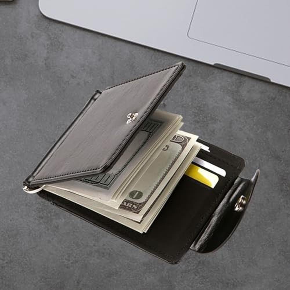 Wallet Men: Zrwcvxy Slim Bifold Leather Wallet – Packaging
