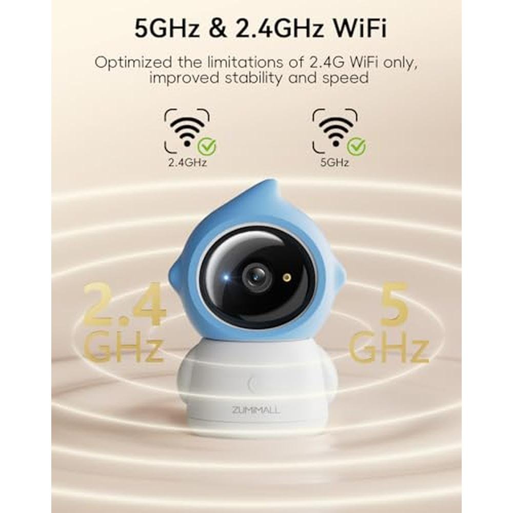 Pet Camera: ZUMIMALL Indoor 5G 2.4G WiFi Camera for Dog Cat – Packaging