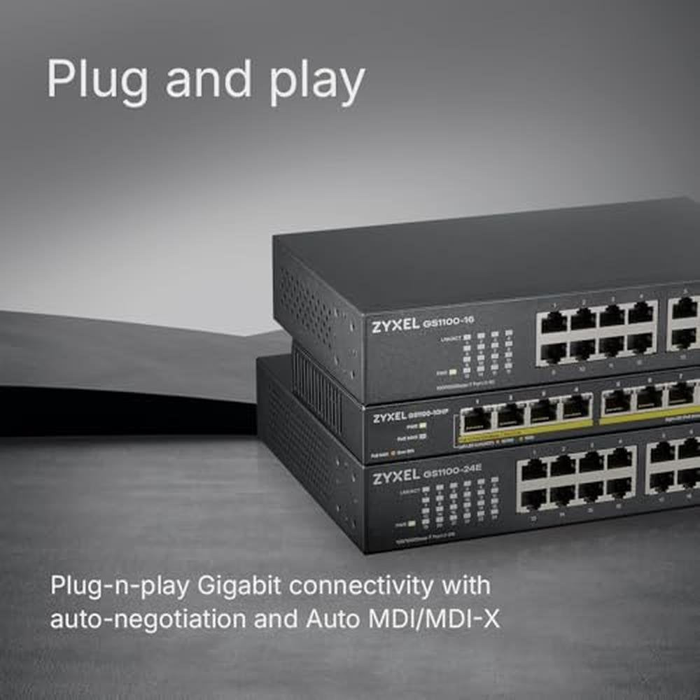 Zyxel 10-Port Gigabit Unmanaged Switch – Packaging