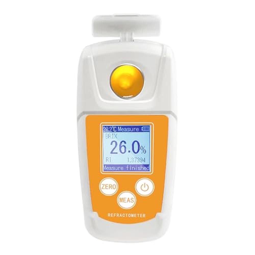 Brix Sugar Tester: 0-93% Brix Meter High Range Digital – Front View