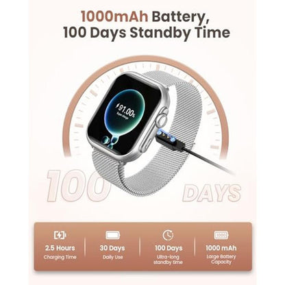 Watch Days: 1.83 HD Smart Watch 30 Days Battery Life – Side View