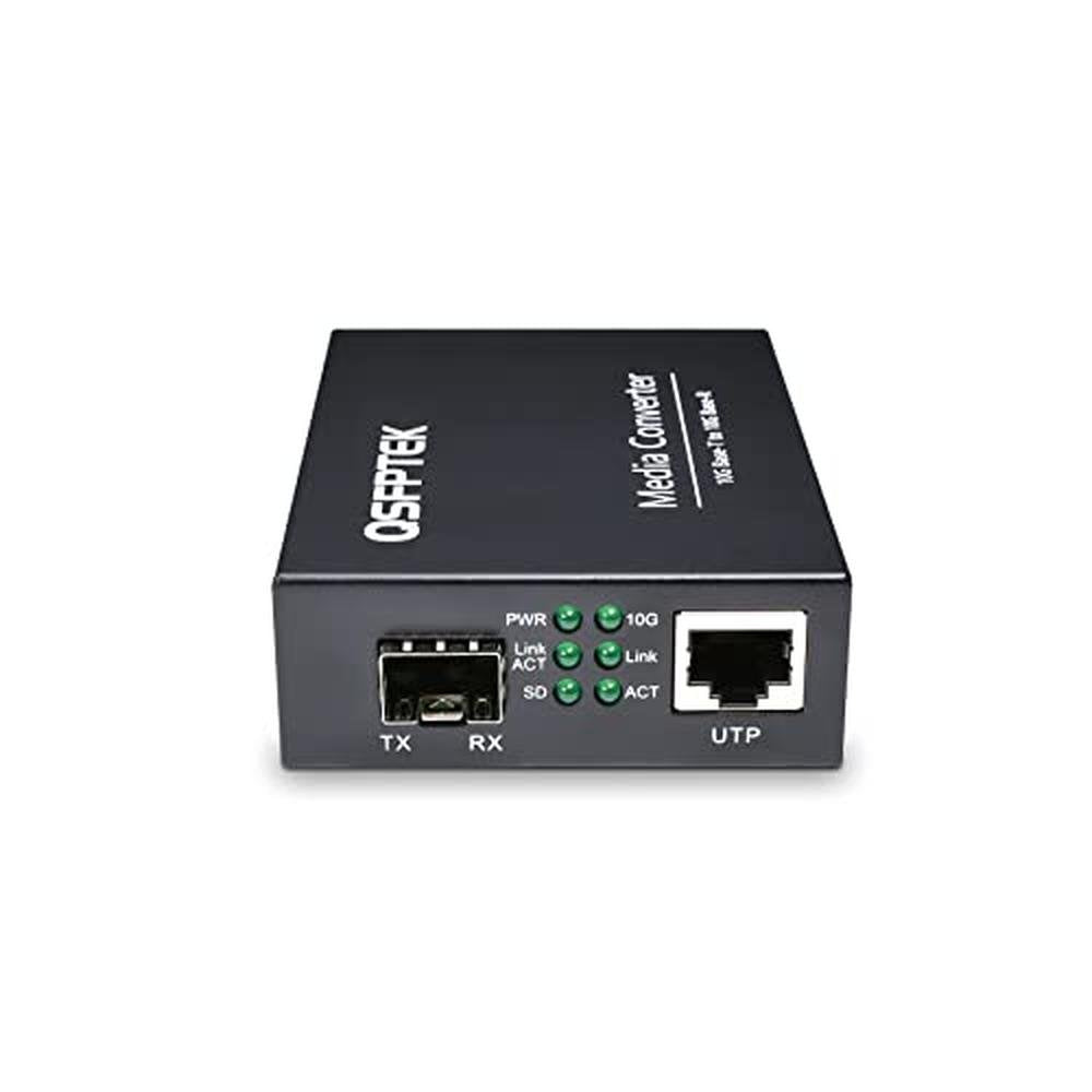 SFP 10G: 10G SFP+ to RJ-45 Media Converter – Side View
